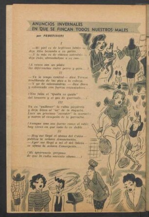 Anuncios invernales en que se fincan todos nuestros males ...