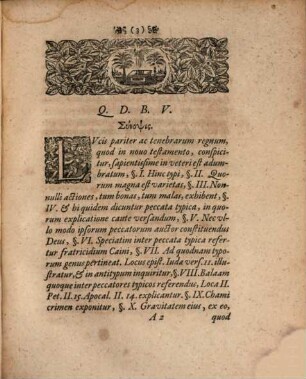 Ioan. Francisci Bvddei Theol. D. Et P. P. Exercitatio Theologica De Peccatis Typicis
