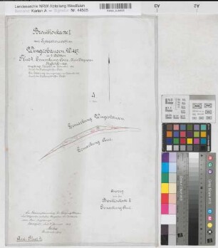 Wingeshausen (Bad Berleburg), Separation Wingeshausen, Brouillonkarte I Aue Flur 4