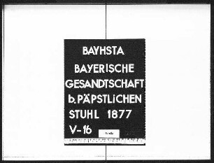 Rechberg, Karl Graf von, Entbindung vom Keuschheitsgelübde anläßlich der niederen Weihen