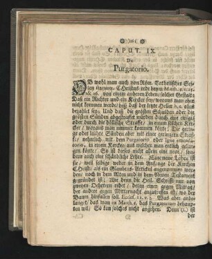 Caput IX. De Purgatorio.