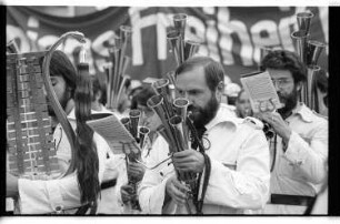 Kleinbildnegativ: Spanien-Demonstration, 1975