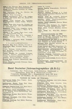 Bund Deutscher Gebrauchsgraphiker (B.D.G.)