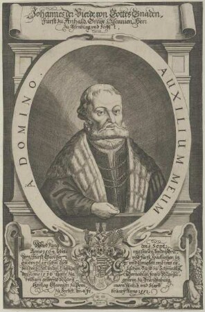 Bildnis des Johannes der Vierde zu Anhald