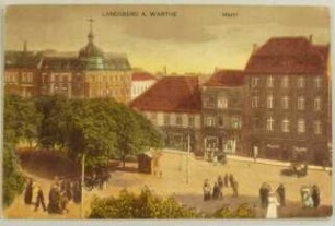 Postkarte, Landsberg an der Warthe (Neumark) (Gorzów Wielkopolski)