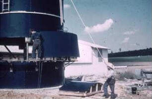Fotografie: Lagertechnik, Hochsilo, Hochbehälter gasdicht