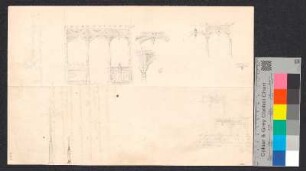Gusseiserner Pavillon oder Loggia