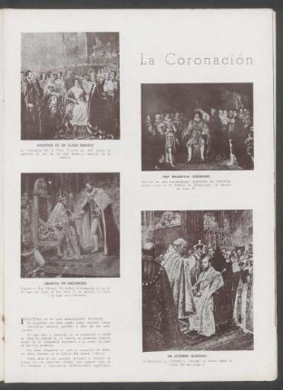 La coronación - [Ilustración]