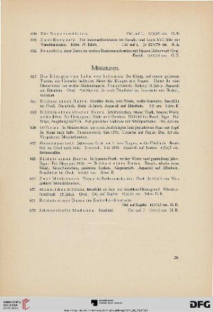 Miniaturen (Nr. 623-632)