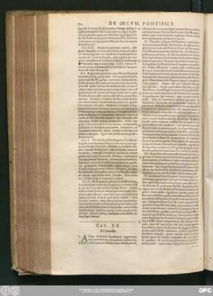 Cap. XX. De Conciliis.