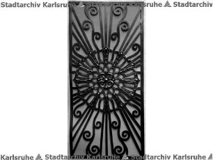 Beichel, Friedrich. Rathaus-Brücke, Schmiedeeisernes Gitter
