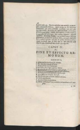 Caput IV. De Fine Et Effectu Armorum.