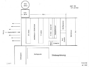 Umbauplanung Altgebäude mit Hocheinfahrt