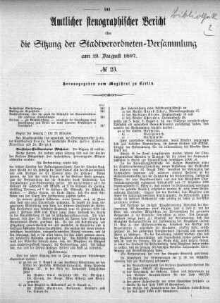 No. 23, 12. August 1897