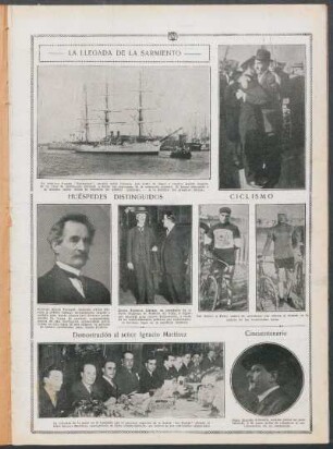 La llegada de la Sarmiento