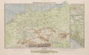 Mitteleuropa (Deutschland physikalisch), Harz, Rheingau, Rheindelta