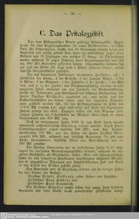 C. Das Pestalozzistift