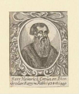 Heinrich (II.) Creuzer; gest. 1449