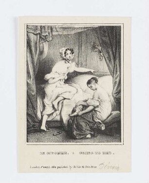Le coucher, Blatt 1 der Folge "Lithographisches Album"