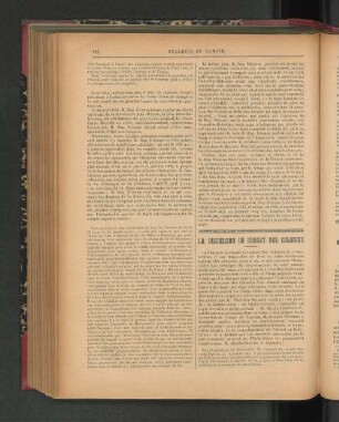 La Discussion du Budget des Colonies.