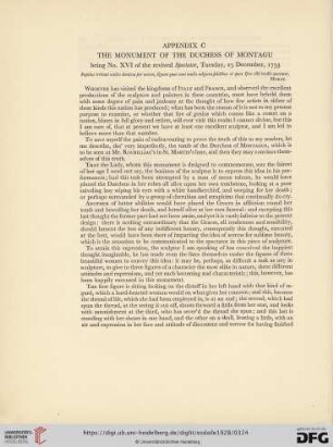 Appendix C. The monument of the Duchess of Montagu