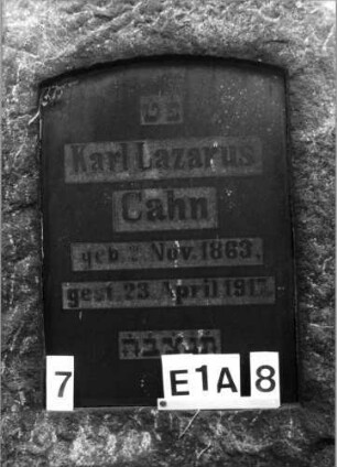 Grabstein E I B/8/7 (Detailaufnahme)