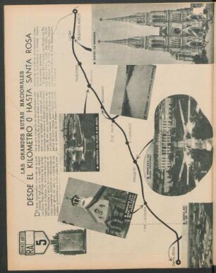 Las grandes rutas nacionales - Desde el kilómetro 0 hasta Santa Rosa