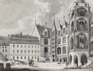 Meißen, Die Albrechtsburg nach dem Brand