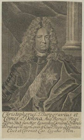 Bildnis des Christophorus Burggravius â Dohna