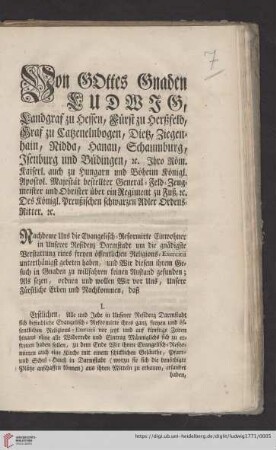 [Erstlichen, ... bis Eilftens, ...]