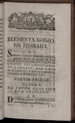 Elementa sermonis hebraici.