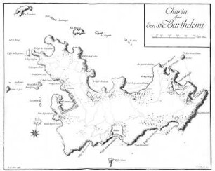 Charta öfwer Oen St. Barthelmi.