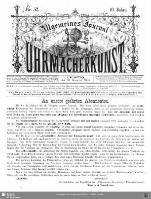 An unsere geehrten Abonnenten
