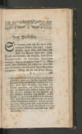 [Lti. Abgenöthigte Ehrenrettung...]