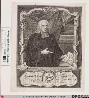 Bildnis Johann Gottlieb Walpurger