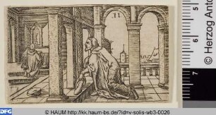 Pharisäer und der Zöllner beten im Tempel (Lukas 18, 9-14)