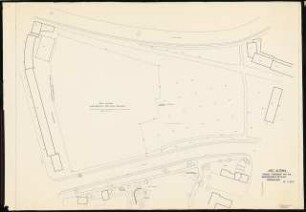 Wettbewerb Grüngestaltung Neu-Altona, Hamburg: Planungsunterlage: Lageplan Neu-Altona israelischer Friedhof mit angrenzender öffentlicher Grünanlage 1:250