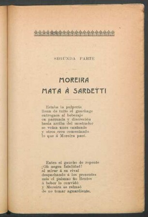 Moreira mata á Sardetti