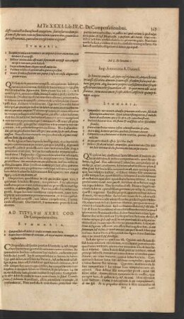 Ad Titulum XXXI. Cod. De Compensationibus.