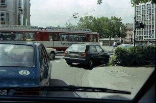 Freiburg i. Br.: Verkehr in der Friedrichstraße
