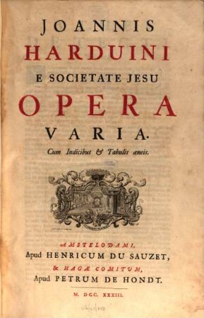 Opera varia