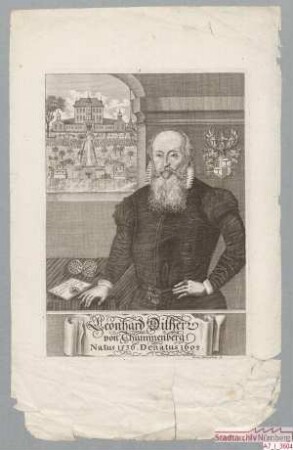 Leonhard Dilherr d. Ä. (= Linhart I.), von Thumenberg; geb. 1536; gest. 1603