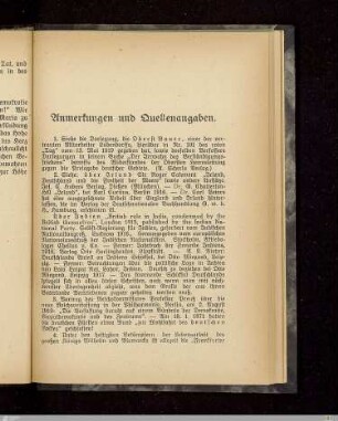 Anmerkungen und Quellenangaben