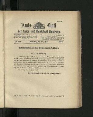 No. 113. 29. Juli. 1902.
