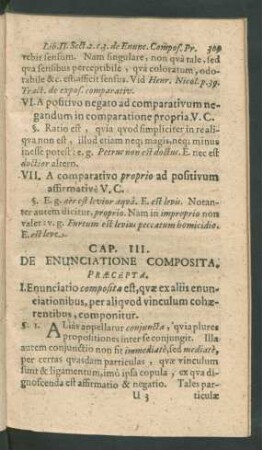 Cap. III. De Enunciatione Composita.