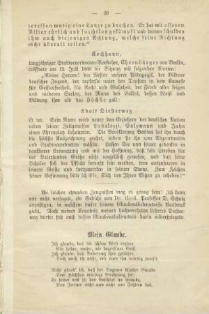 Mein Glaube