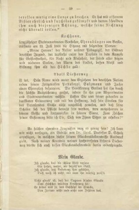 Mein Glaube