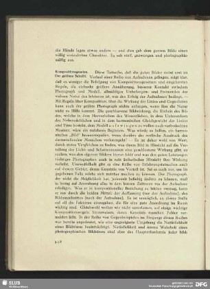 Kompositionsgesetze. Der goldene Schnitt