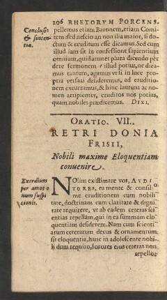 Oratio VII.