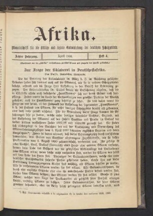 Heft 4. April 1901